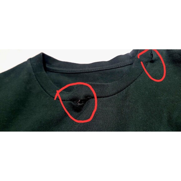 Primitive x Demon Slayer Tanjiro Dirty P" Small Forest Green T-Shirt DAMAGED - Picture 10 of 12